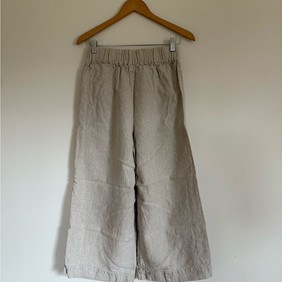 Elizabeth Suzann Florence Pant in Flax Midweight Linen - Picture 3 of 6